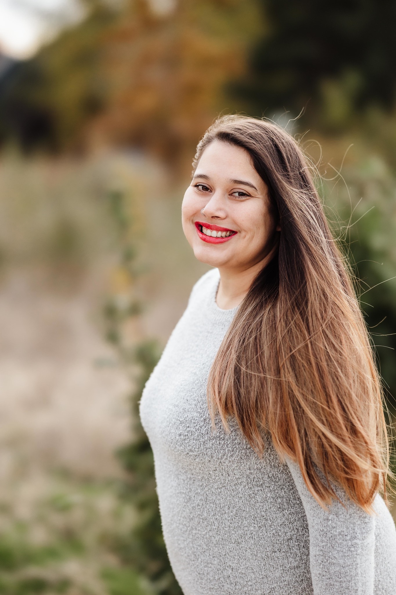 Photo of Provider, Katierose McMahon in a field.